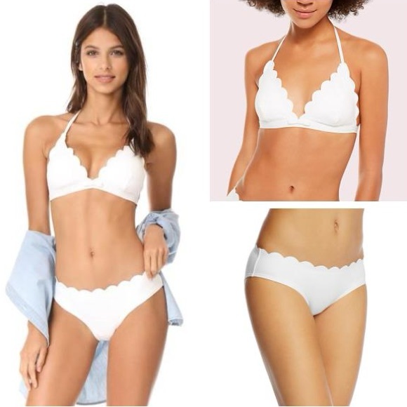 Kate Spade Marina Piccola Triangle Bikini Top and Hipster Bottom